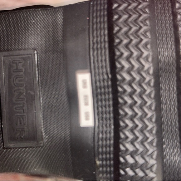 Hunter Black Boot with Red Logo - Picture 8 of 11